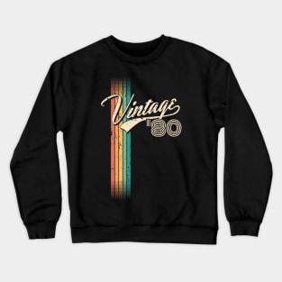 40th birthday gifts for men and women 1980 gift 40 years old Crewneck Sweatshirt